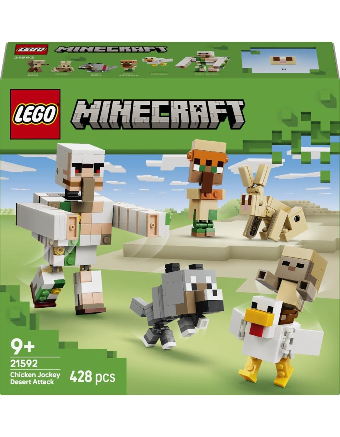 Конструктор LEGO Minecraft Куриный наездник 428 дет. - фото 7