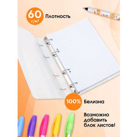 Тетрадь со сменным блоком ПАНДАРОГ клетка 80 лист.