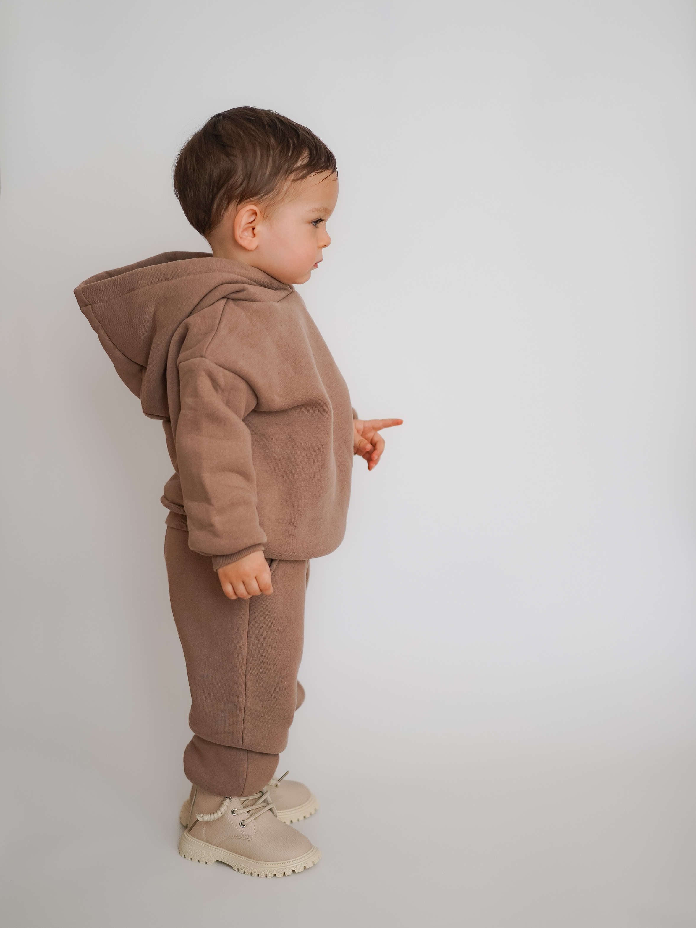 Худи и брюки ZipkidZ KM-515/1-коричневый - фото 8