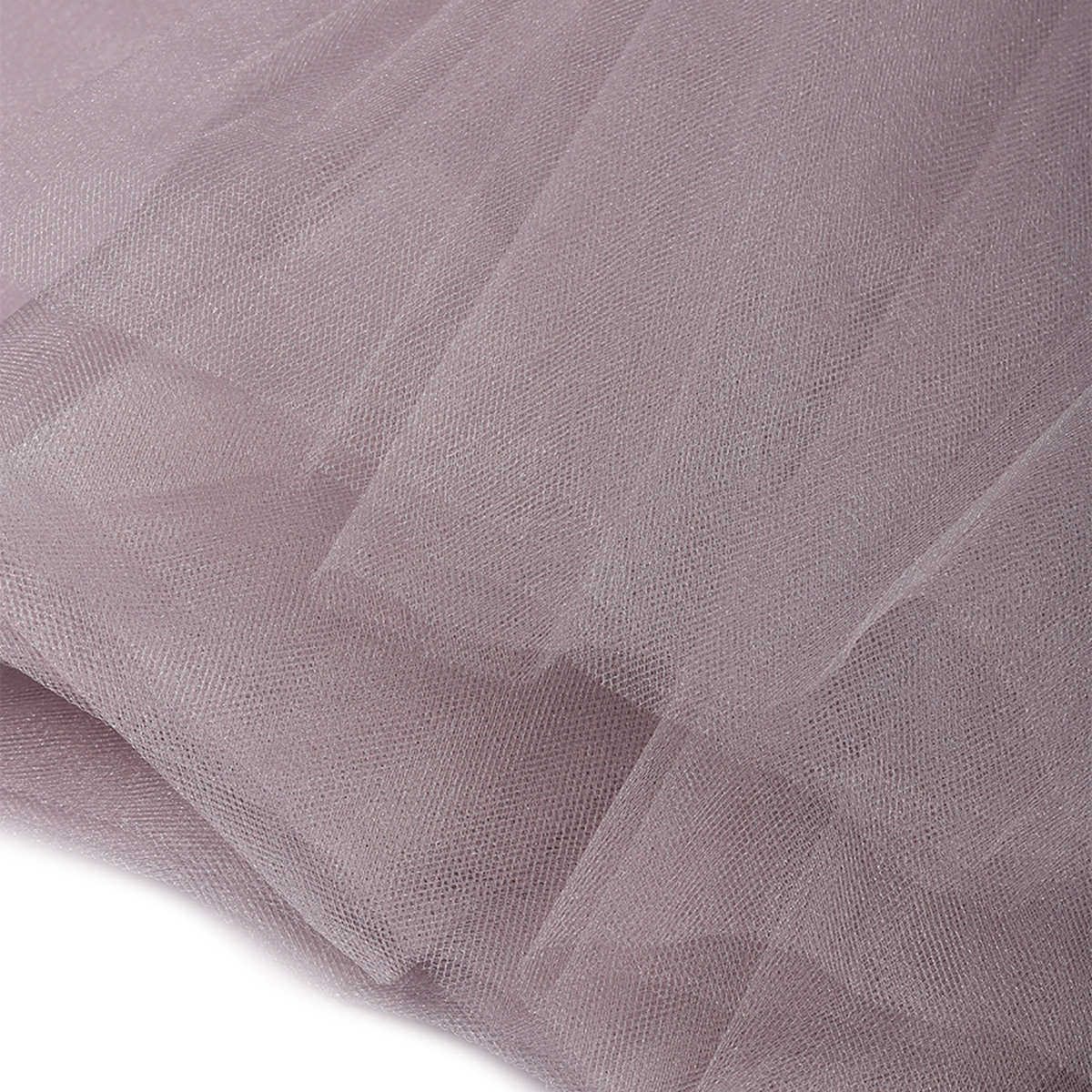 Фатин Кристалл TBY средней жесткости блестящий шир.300см уп.5м - серый серебро - фото 7