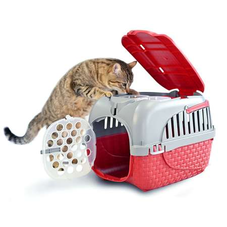 Переноска для животных Bama Pet Kennel Tour Красная 19120