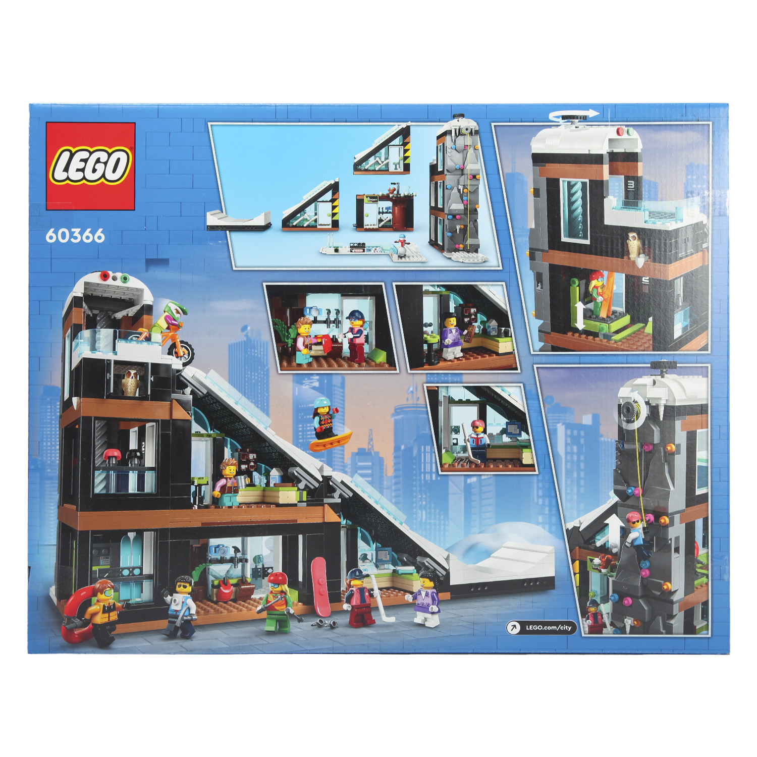 Конструктор LEGO City Ski and Climbing Center 1045 дет. - фото 12