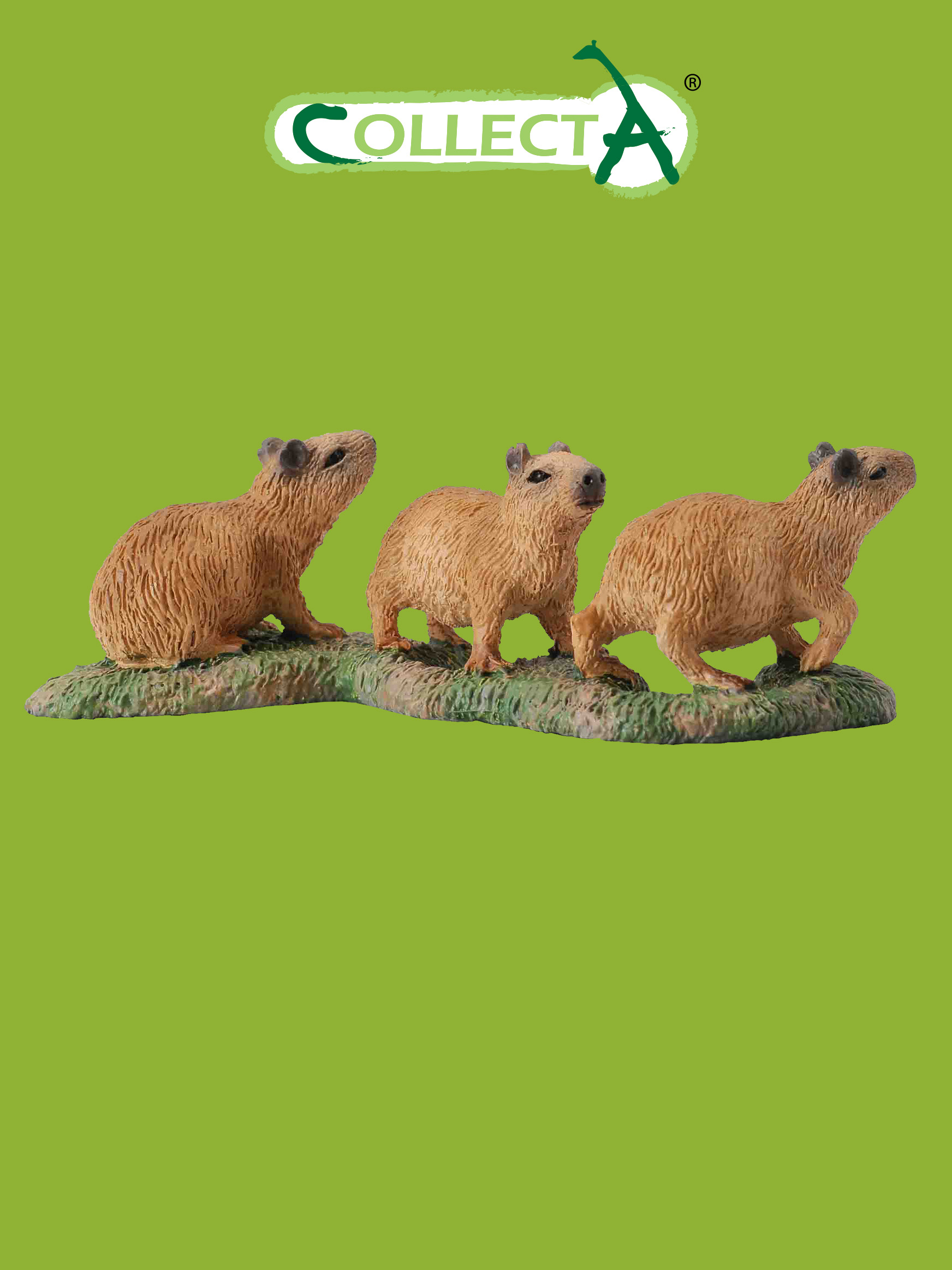 Фигурка Collecta Детеныши Капибары на платформе - фото 1