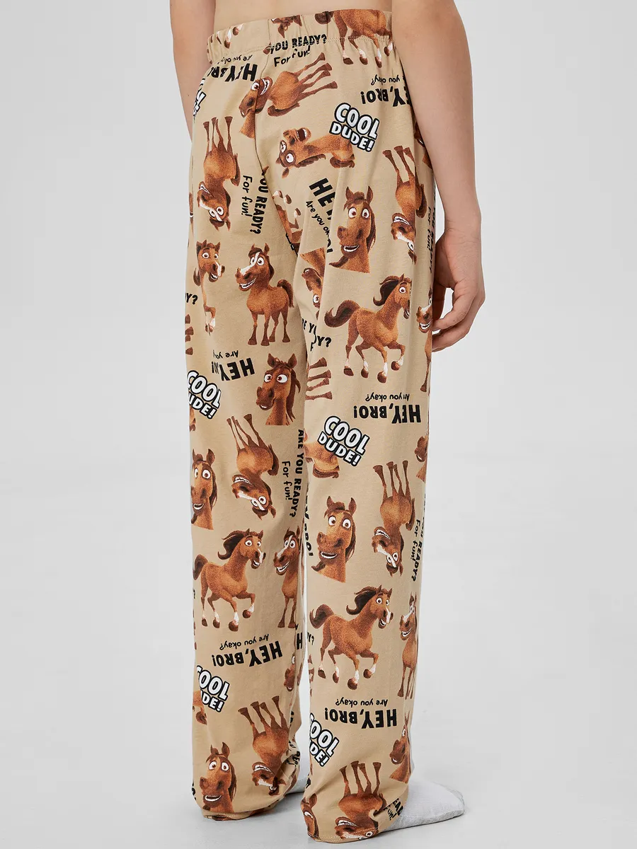 Пижама Mark Formelle (Марк Формэль) 563334/ирландский крем +лошади на ирландском креме - фото 6