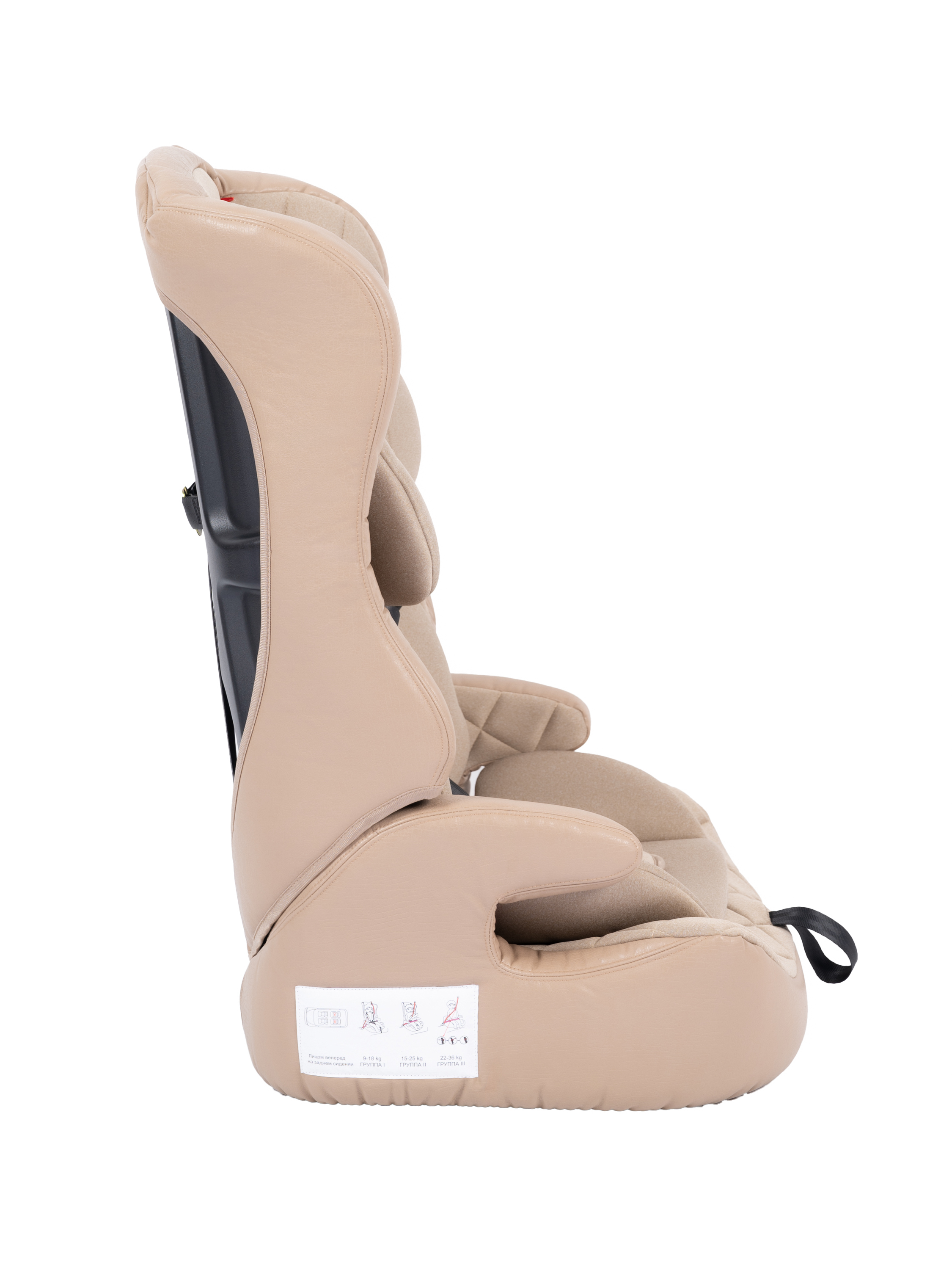 Автокресло Kingbaby Legend 1/2/3 (9-36 кг) бежевый - фото 11