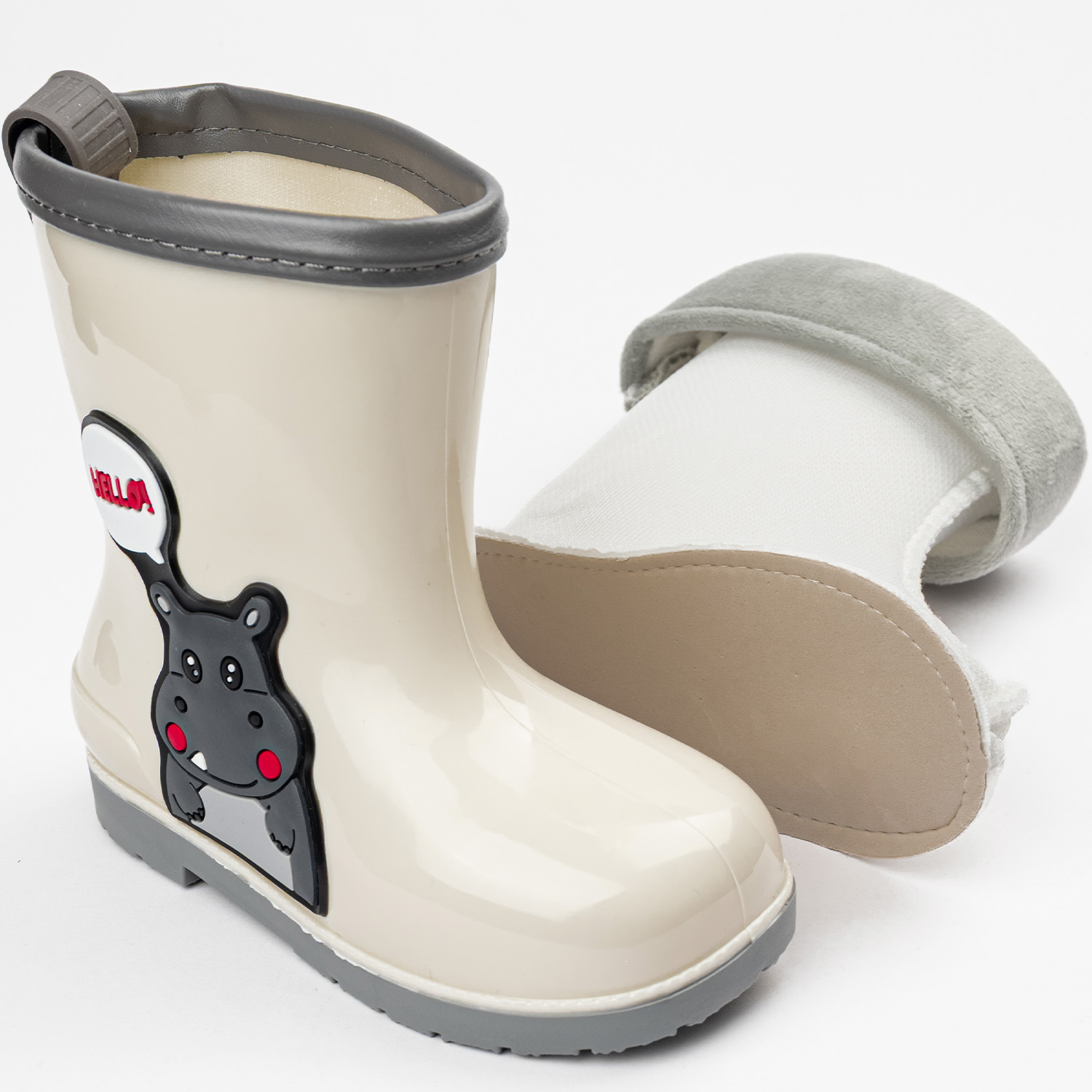 Резиновые сапоги TikkaGo 7B04_2025-04_beige-grey - фото 6
