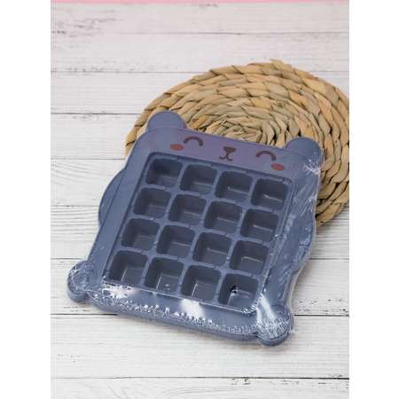 Лоток для льда iLikeGift Bear blue