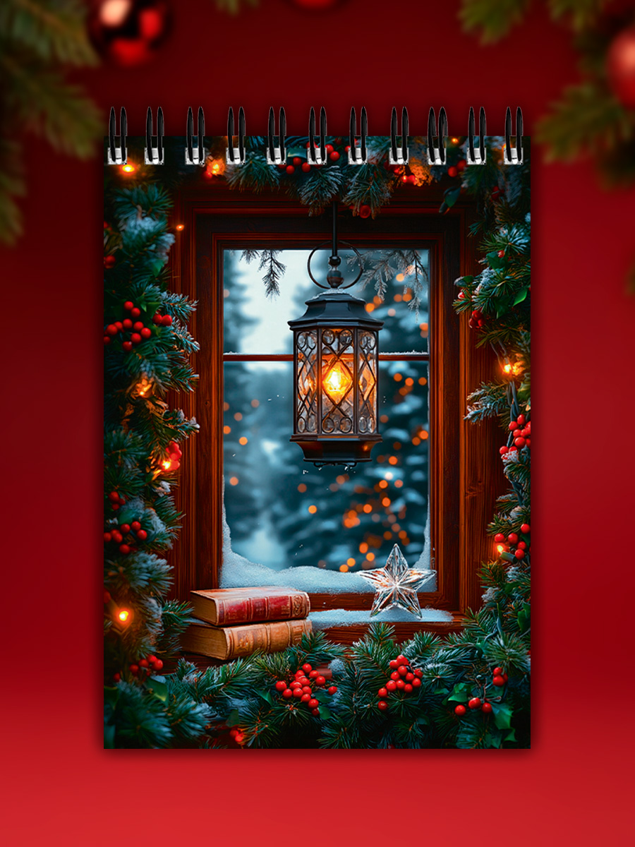 Блокнот Prof-Press Новогодние картинки 32 лист. - фото 9