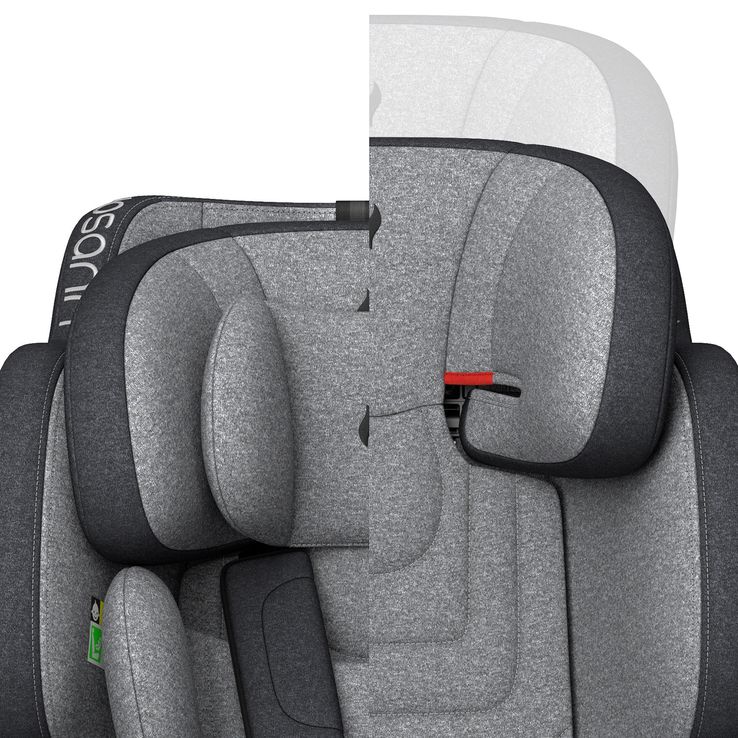 Автокресло Osann Pluto Isofix 1/2/3 (9-36 кг) - фото 5