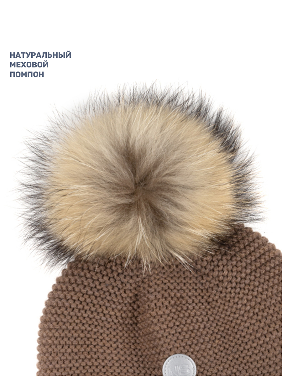 Шапка NIKASTYLE 10з15324 кофе - фото 6