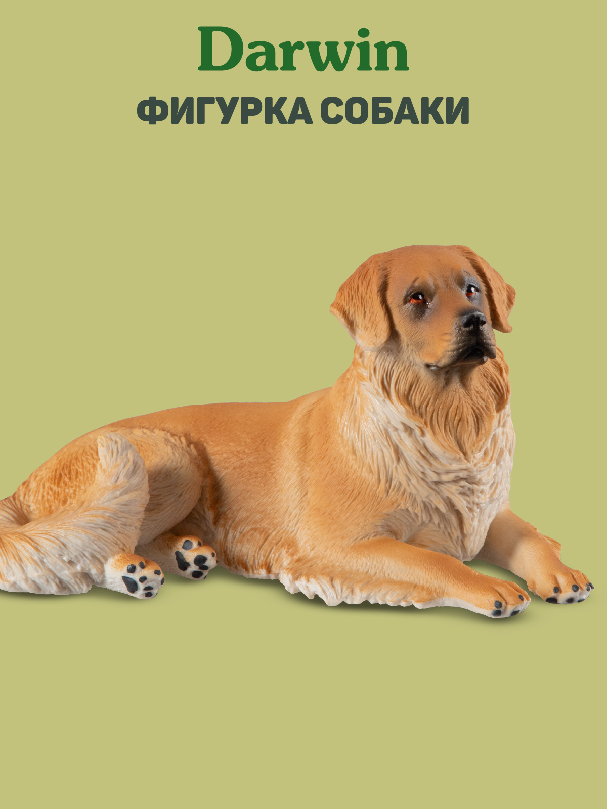 Фигурка DARWIN Собака Золотистый ретривер - фото 1