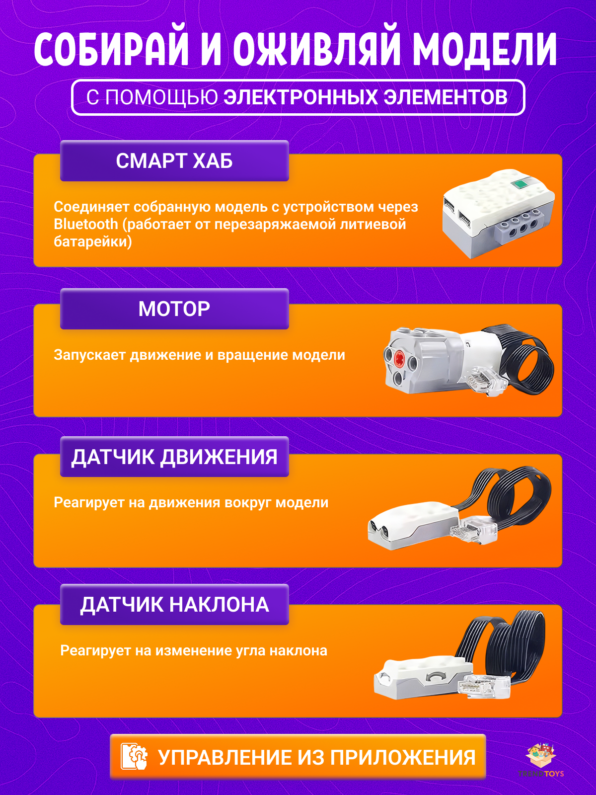 Конструктор TrendToys Робототехника электронный 530 дет. - фото 3