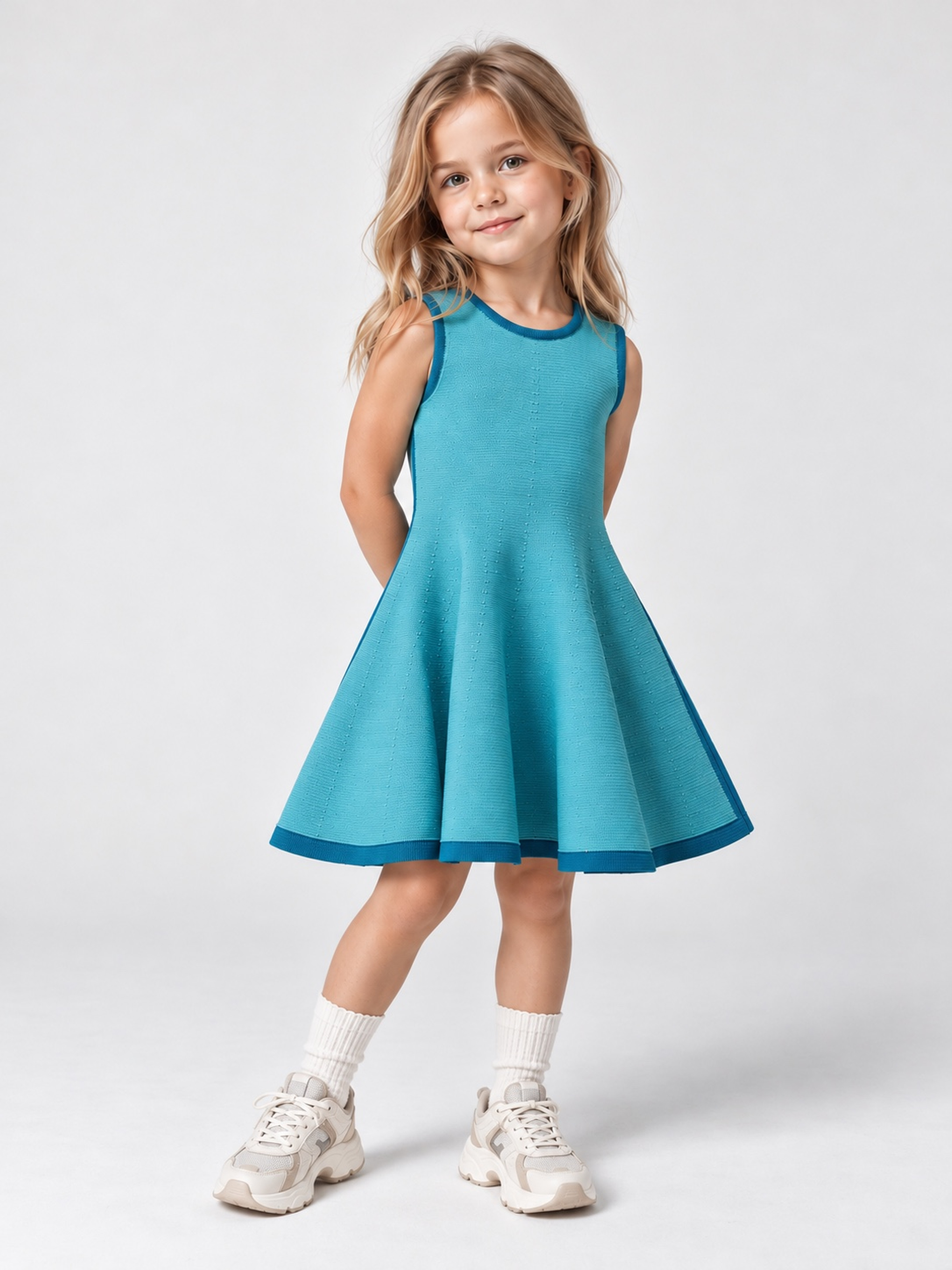 Платье FORS kids ДПЛ7-синий - фото 1