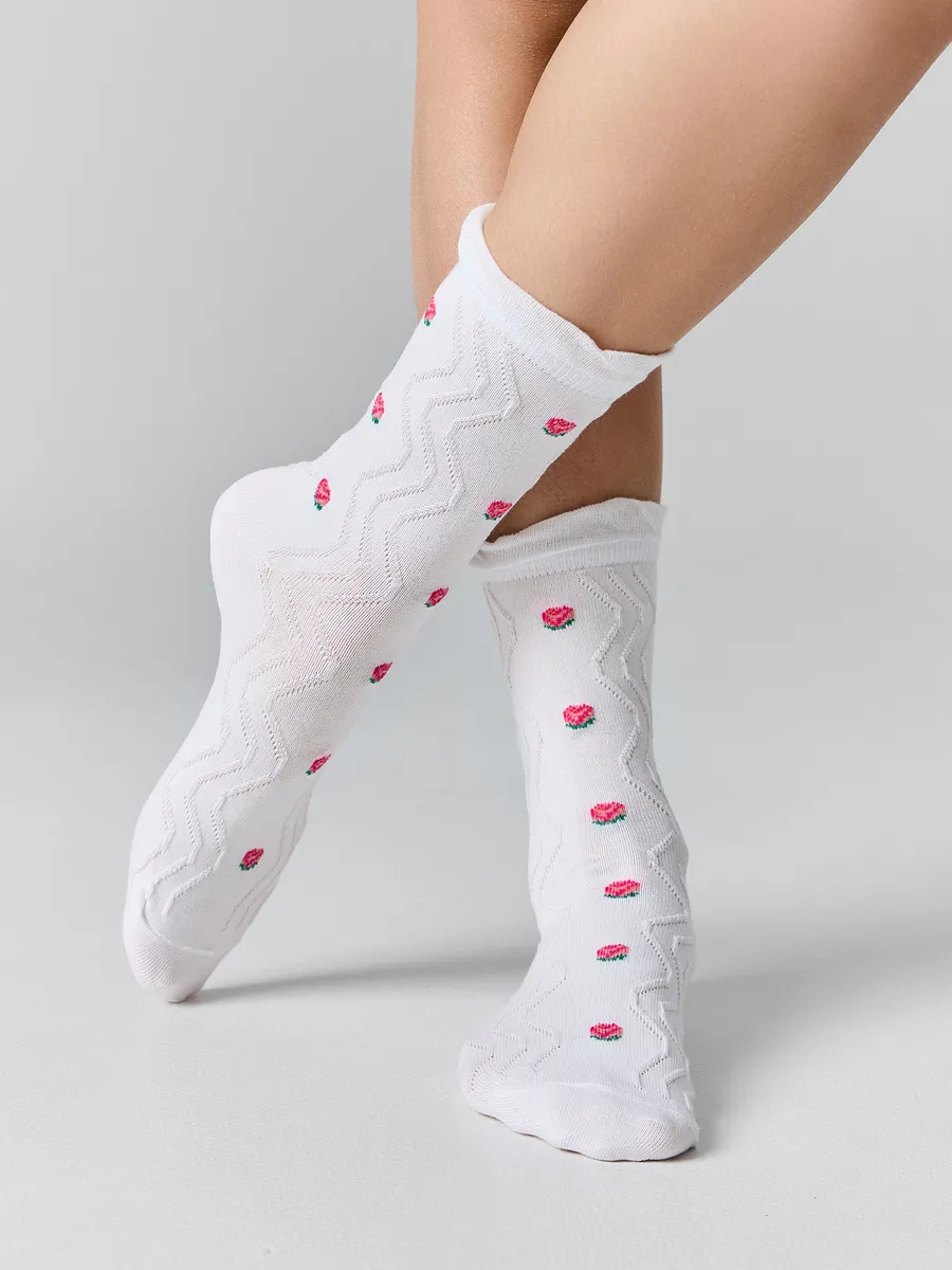 Носки 3 пары Mark Formelle (Марк Формэль) 237A-3114/белый-3/ - фото 3