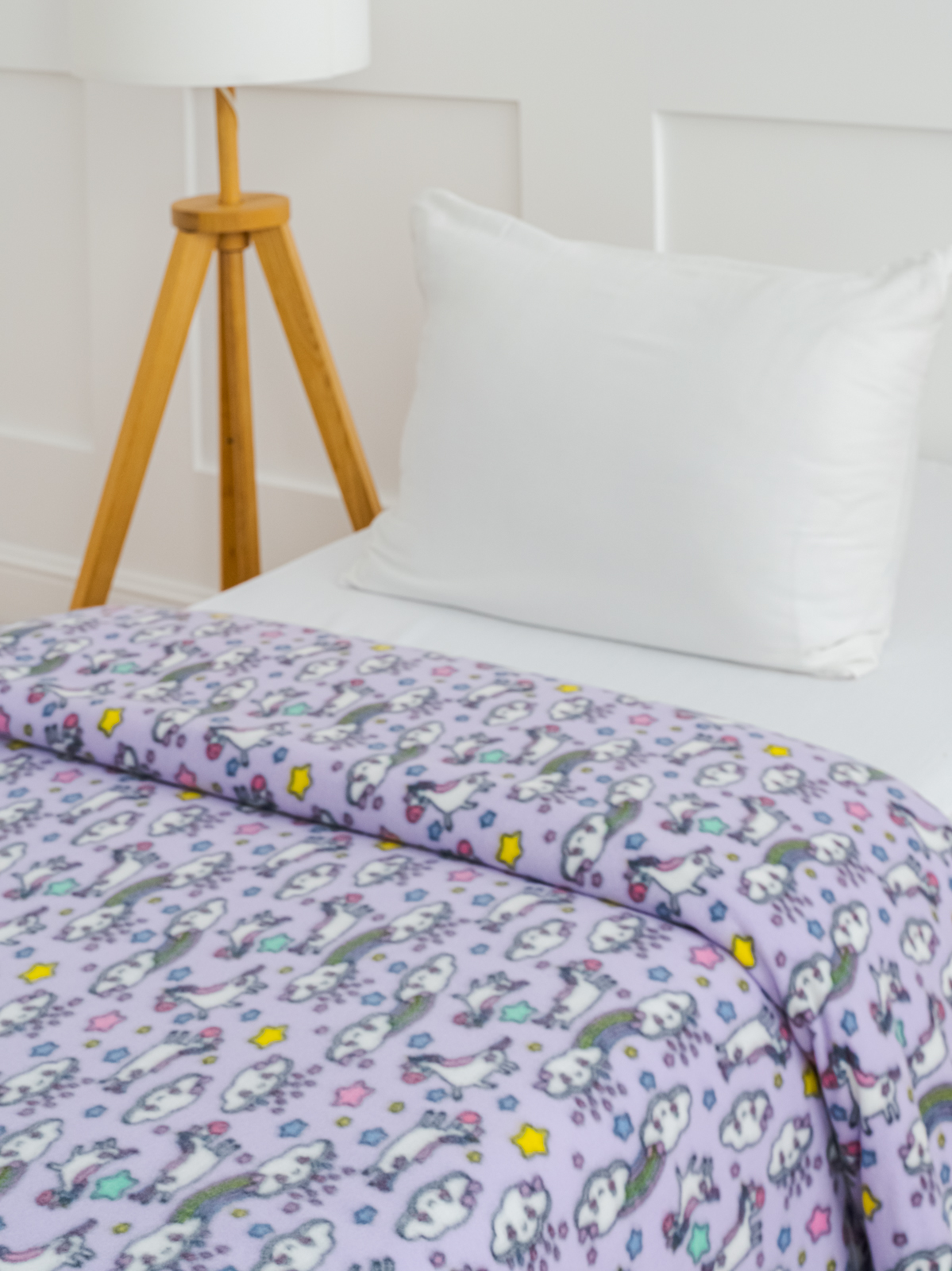 Плед Павлинка Единорожик 150 x 200 см флис - фото 4