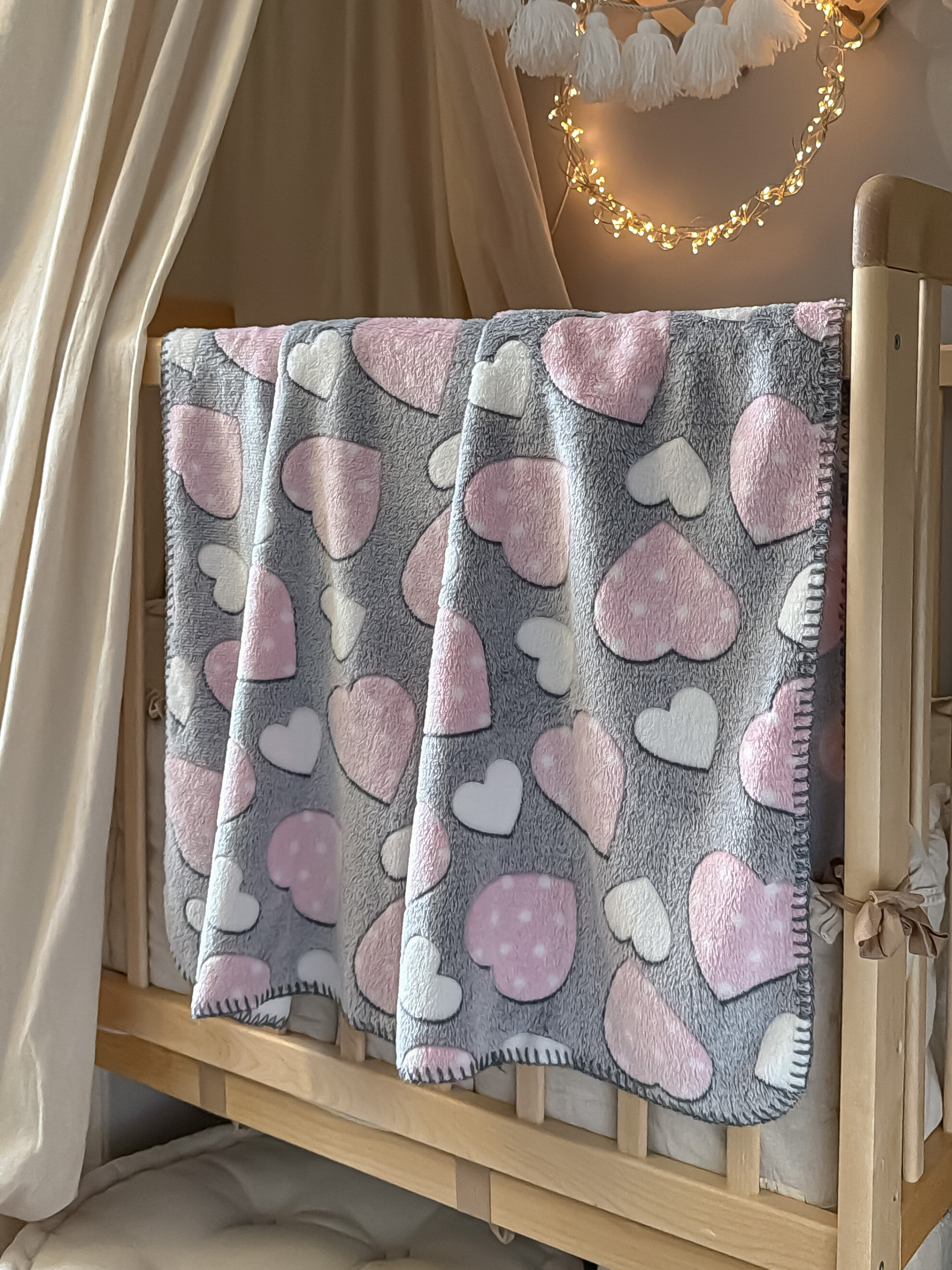 Плед ОТК 118 x 100 см велсофт - фото 3