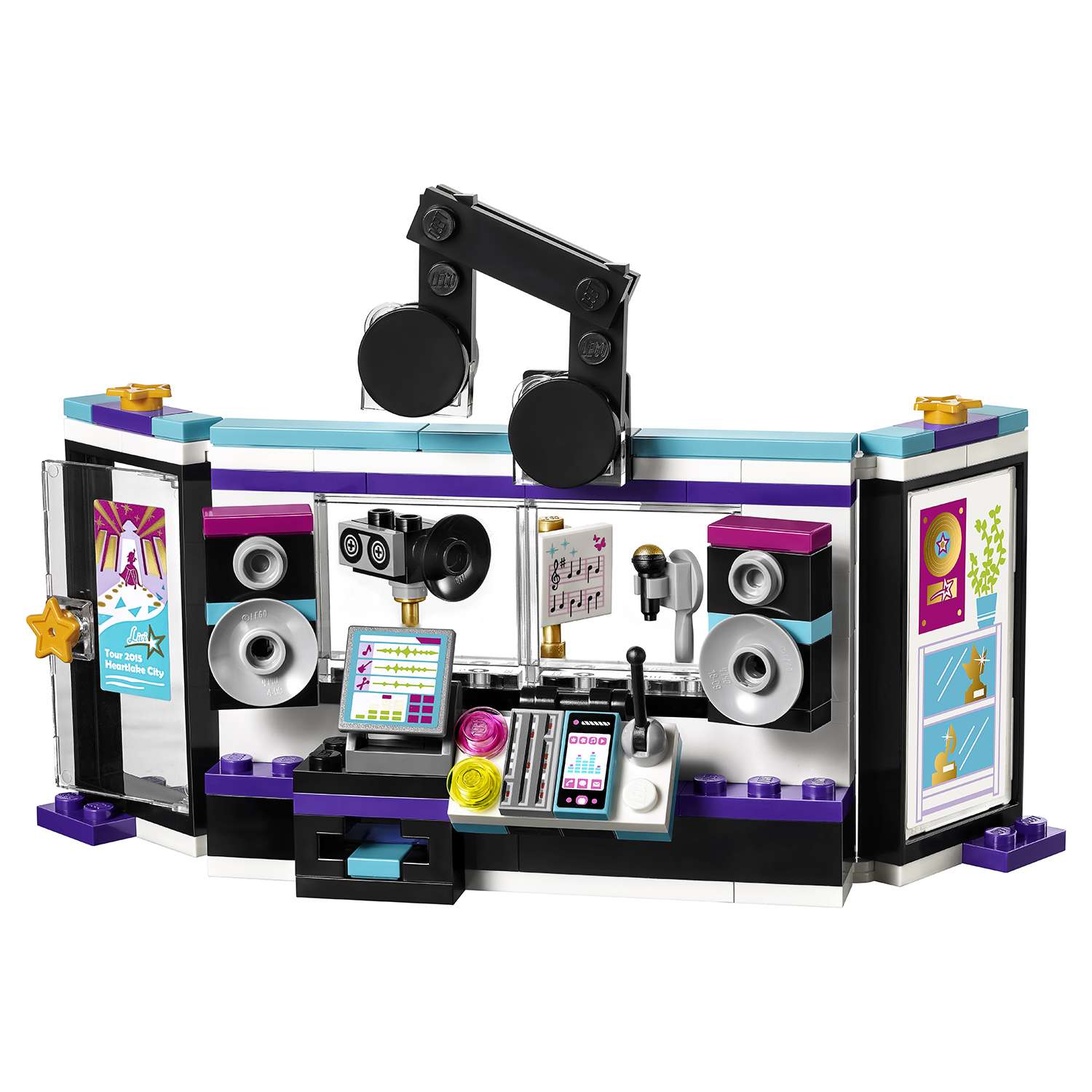 Конструктор LEGO Friends Поп звезда: студия звукозаписи блочный - фото 6