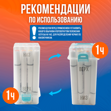 Скетчмаркер Rich New двусторонний 12 цв.