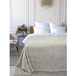 Покрывало BRAVO Волна светло-серый 150 x 200 см велсофт