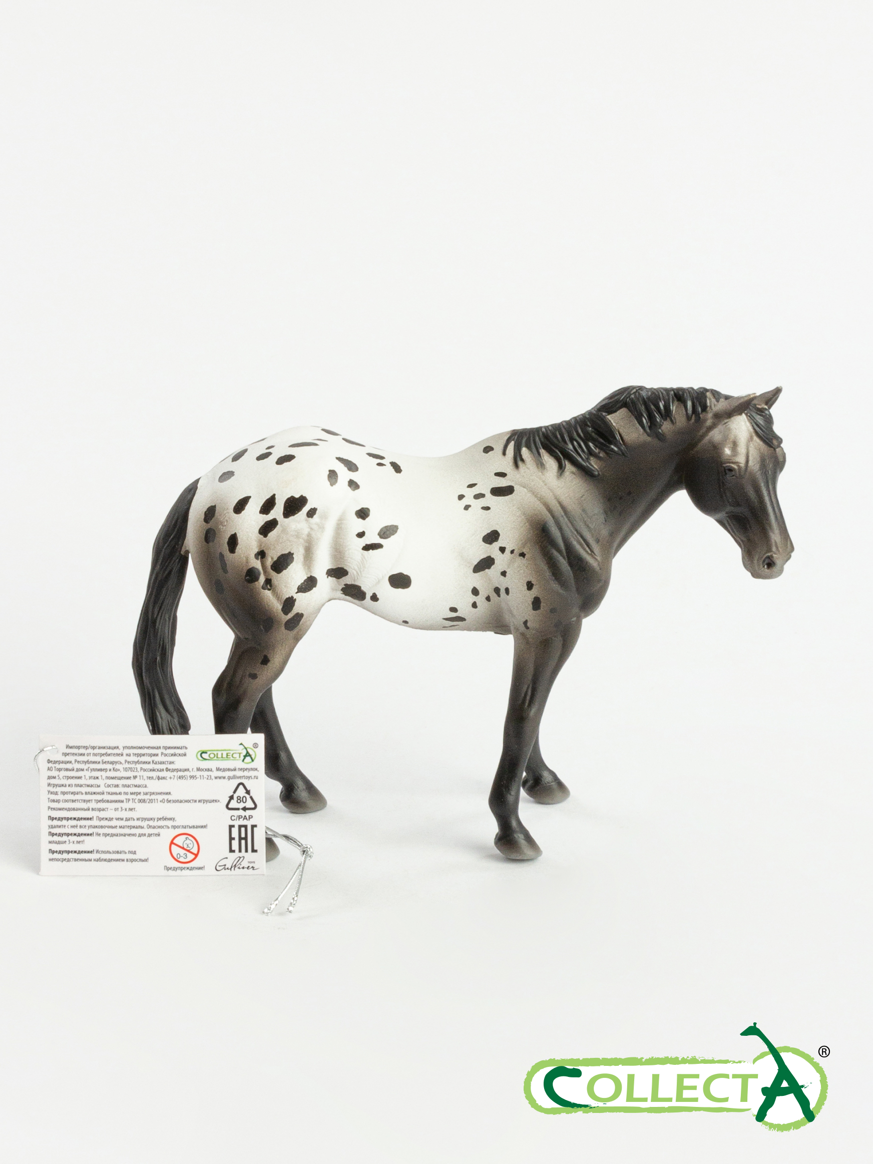 Фигурка Collecta Лошадь Аппалузский голубой - фото 10