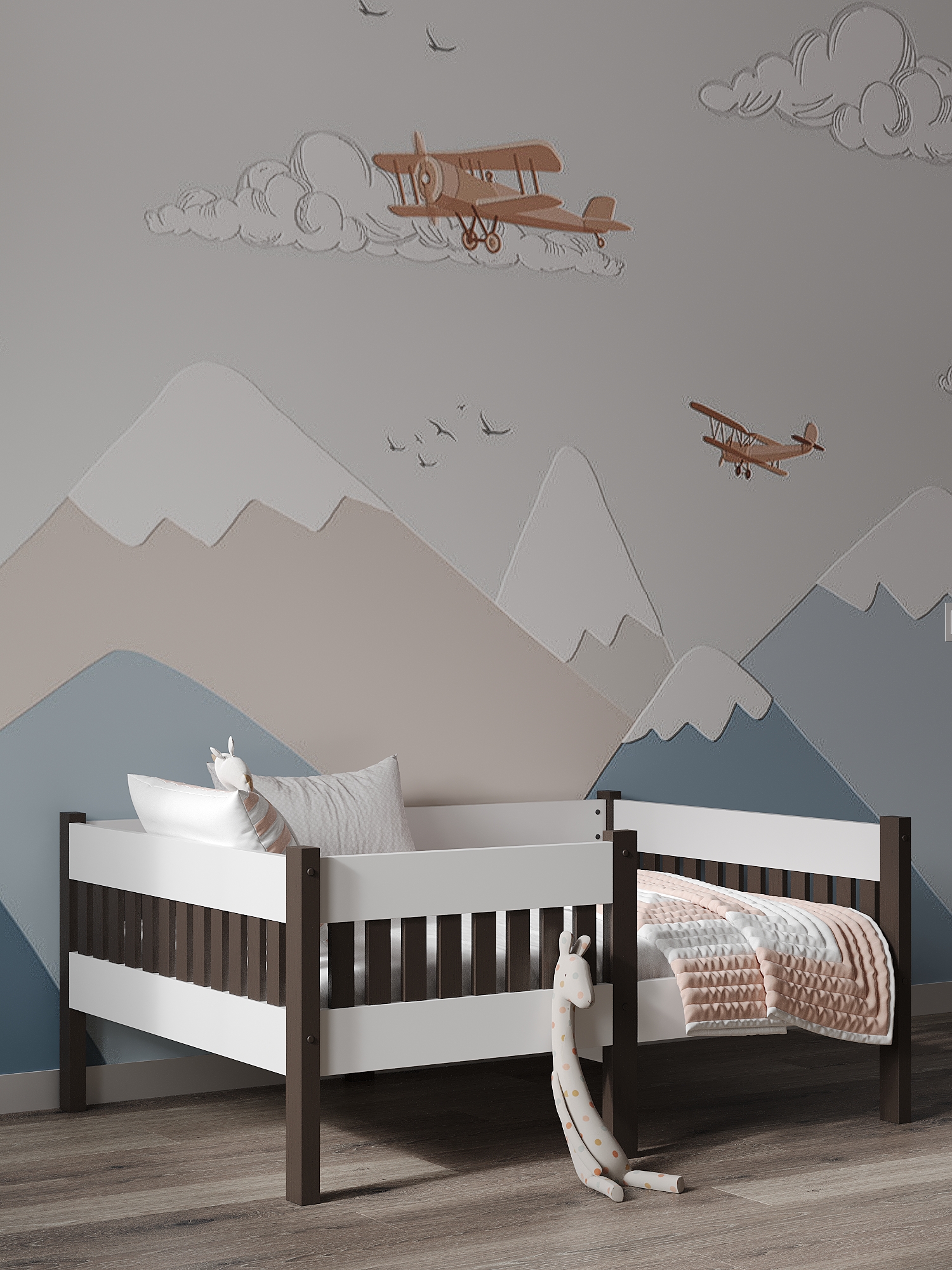 Кровать односпальная Moms charm (венге) - фото 1