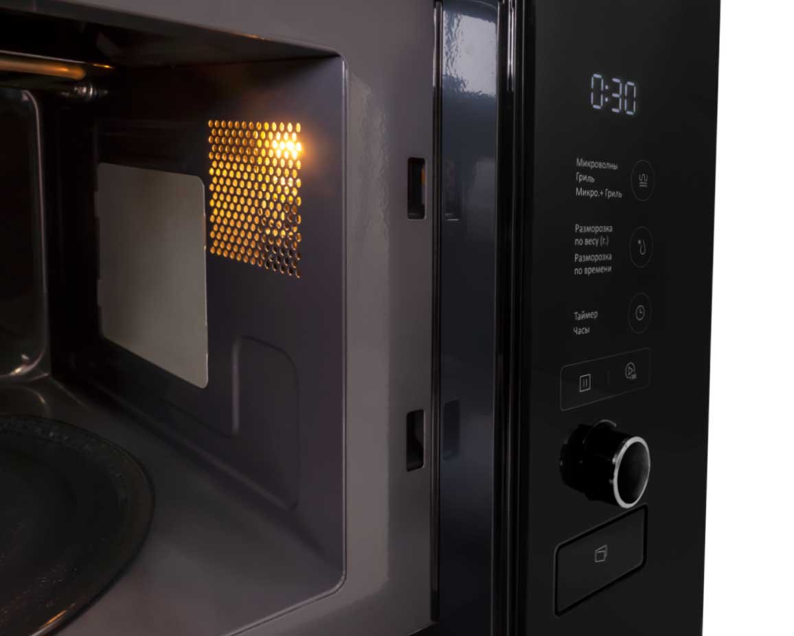 Микроволновая печь встраиваемая EXITEQ EXM-108 black - фото 6