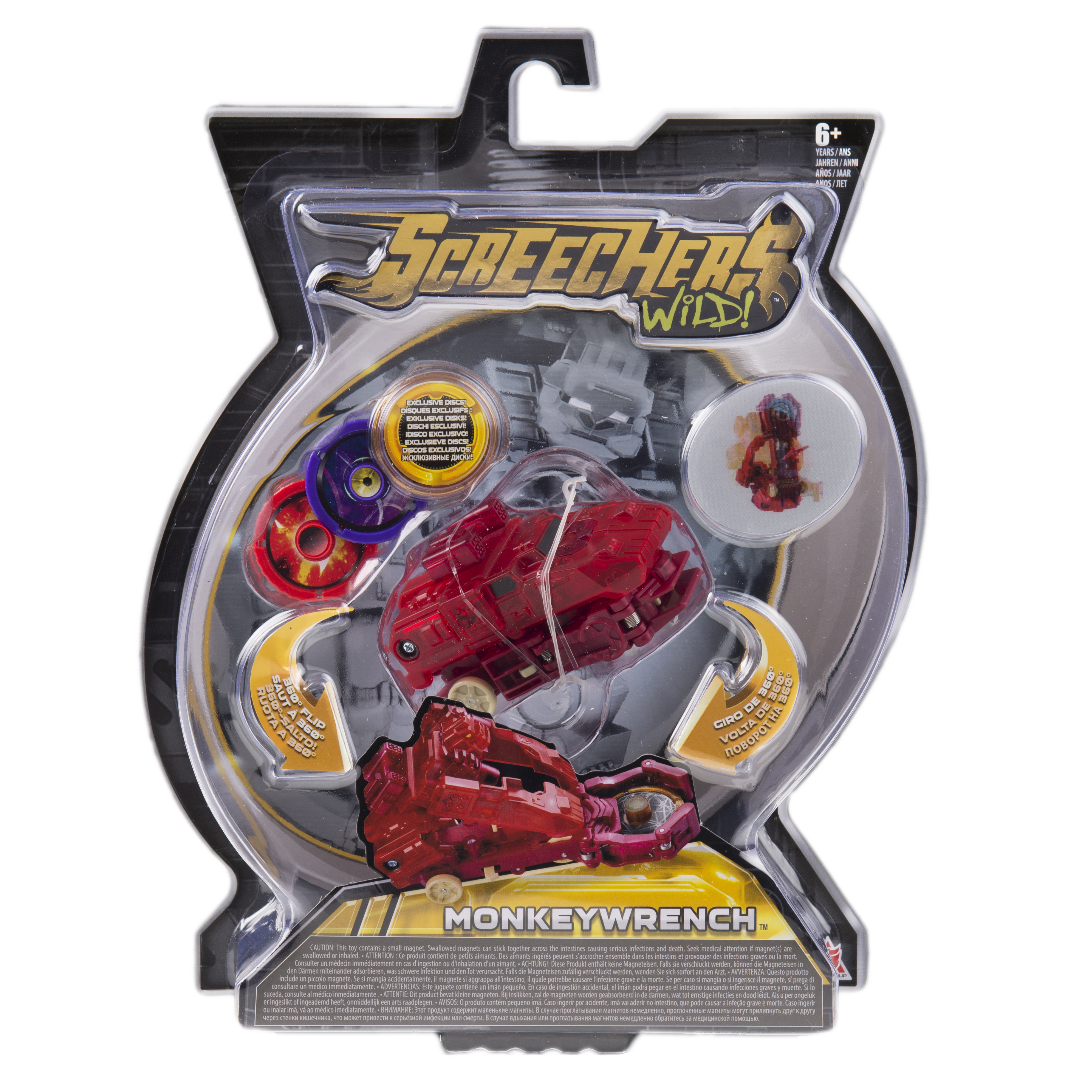 Игровой набор Screechers Wild Трансформер Манкиренч л2 - фото 1