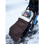 Конверт в коляску Осьминожка Трансформер коричневый