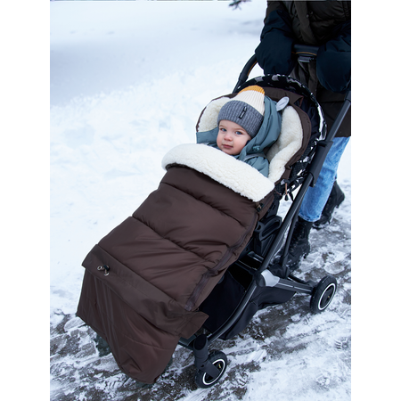 Конверт в коляску Осьминожка Трансформер коричневый