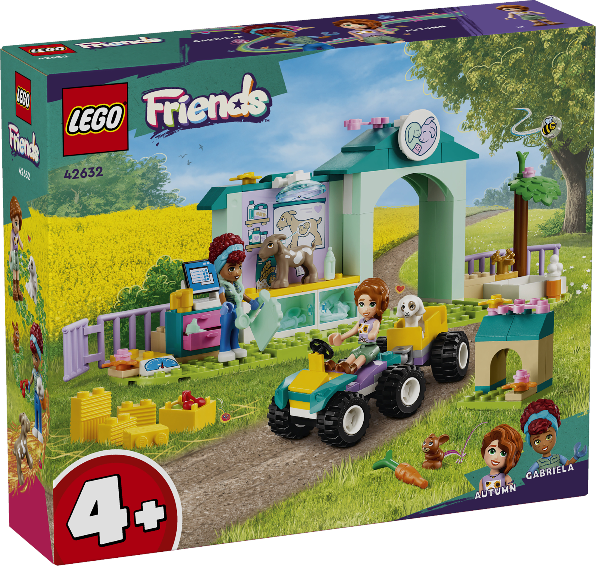 Конструктор LEGO Friends Ветклиника сельскохоз животных 161 дет. - фото 3