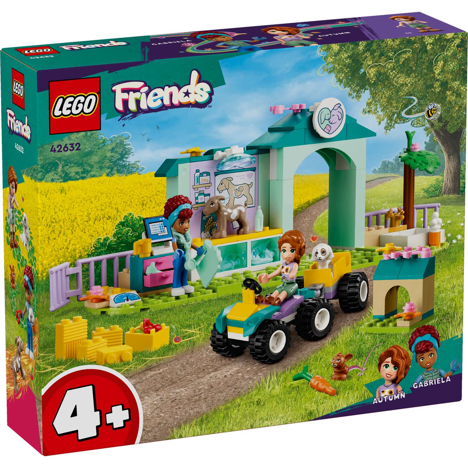 Конструктор LEGO Friends Ветклиника сельскохоз животных 161 дет. - фото 3
