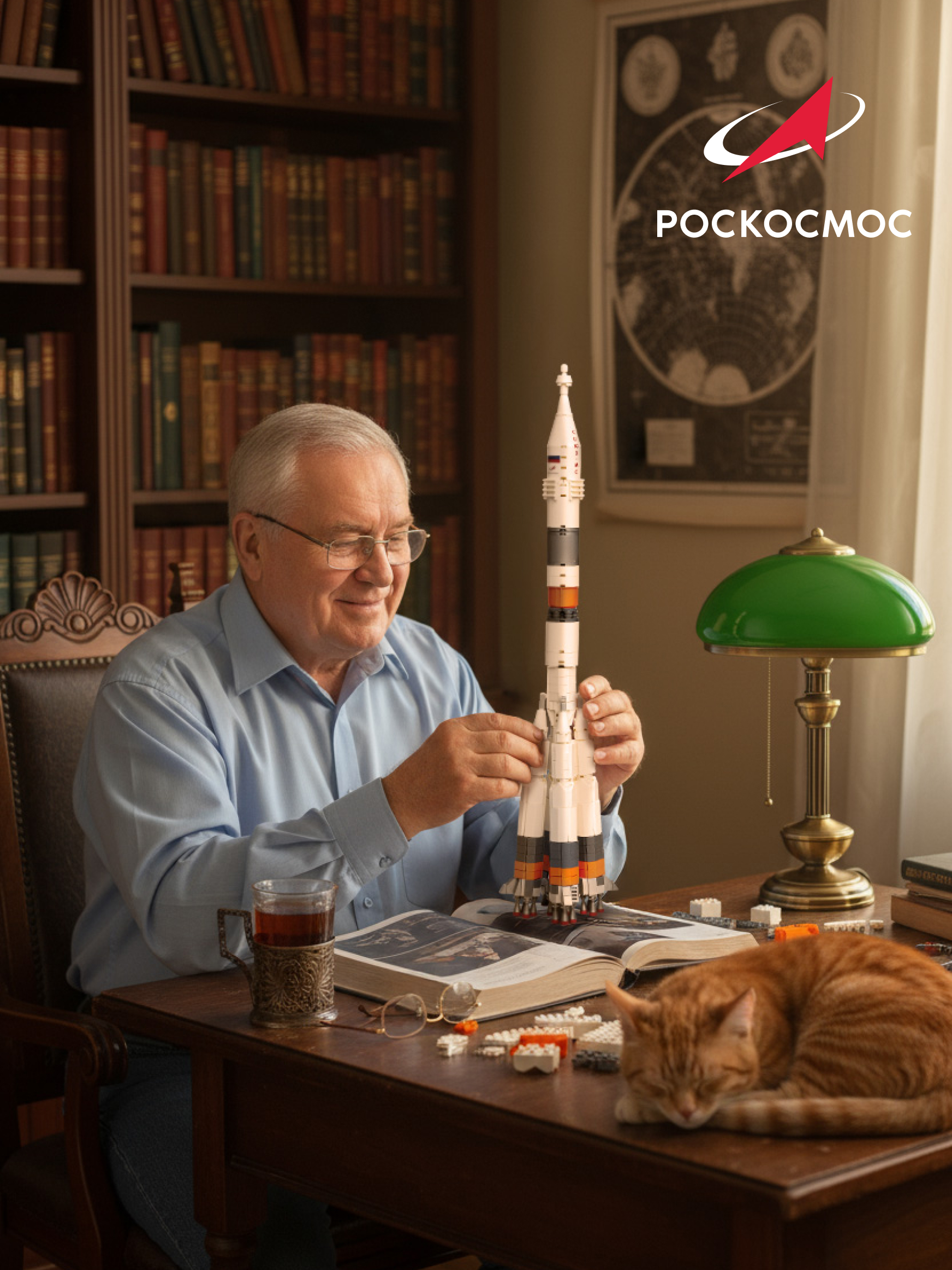 Конструктор Роскосмос Ракета-носитель Союз 2.1 759 дет. - фото 11