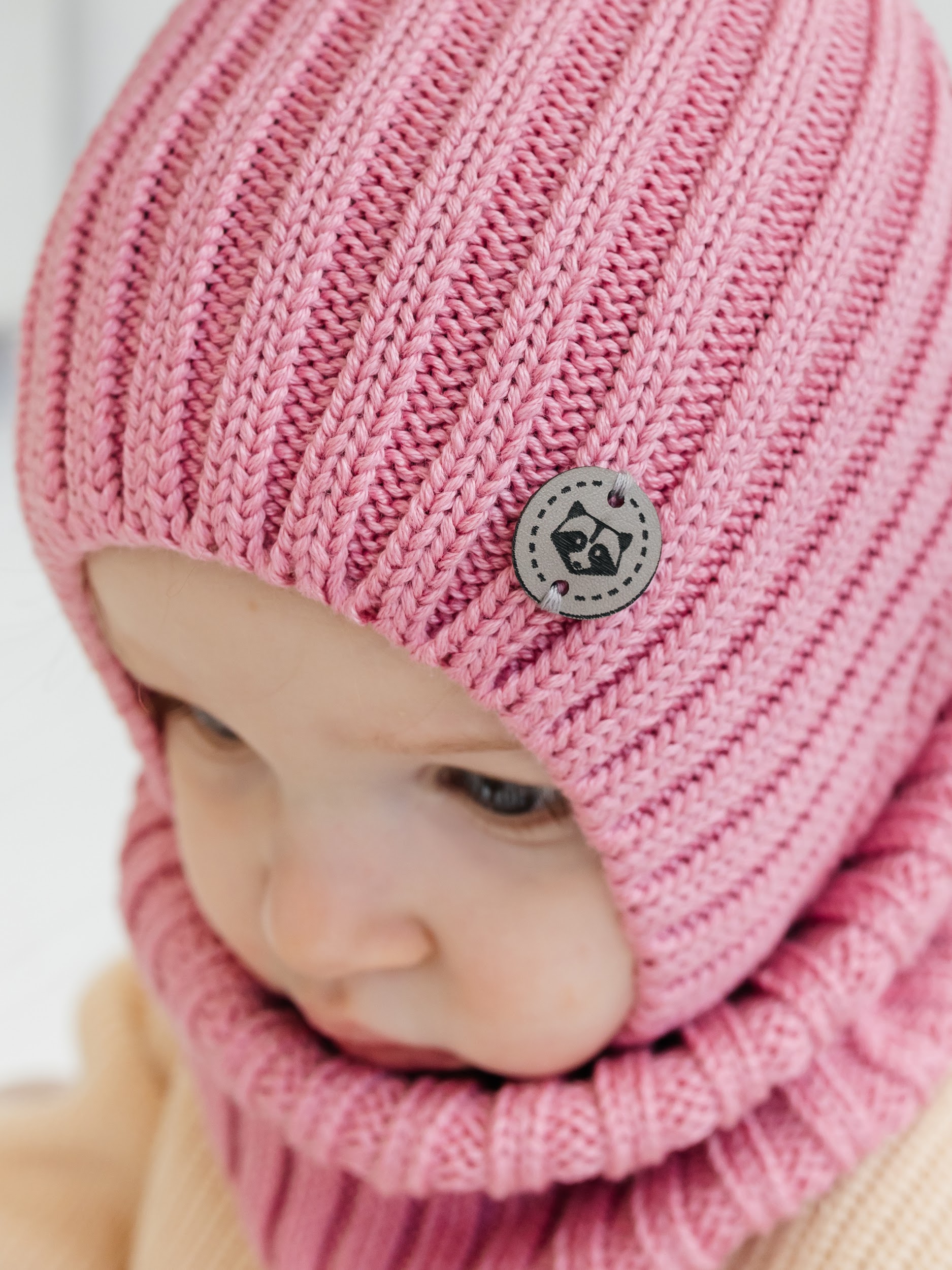 Шапка и снуд Чудо-Кроха Cdk-2171/пыльная роза - фото 8