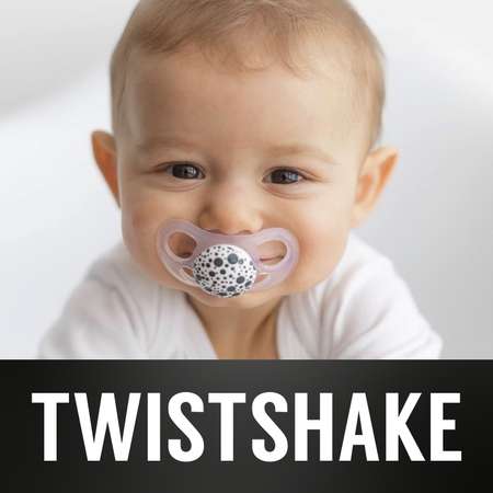 Пустышка Twistshake ортодонтическая от 0 мес. 2 шт.