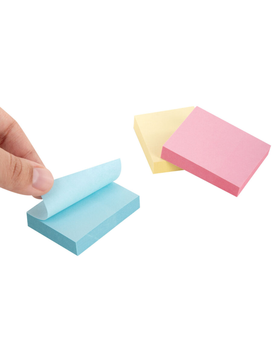 Стикеры для заметок Brauberg блок бумаги для записей самоклеящийся 1200 листов 38х51 мм - фото 9