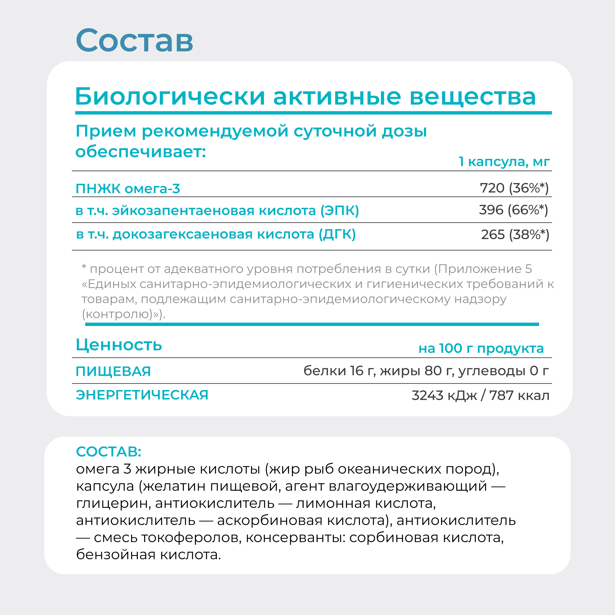 Омега-3 высокой концентрации LeafToGo 720 мг, 120 капсул - фото 7
