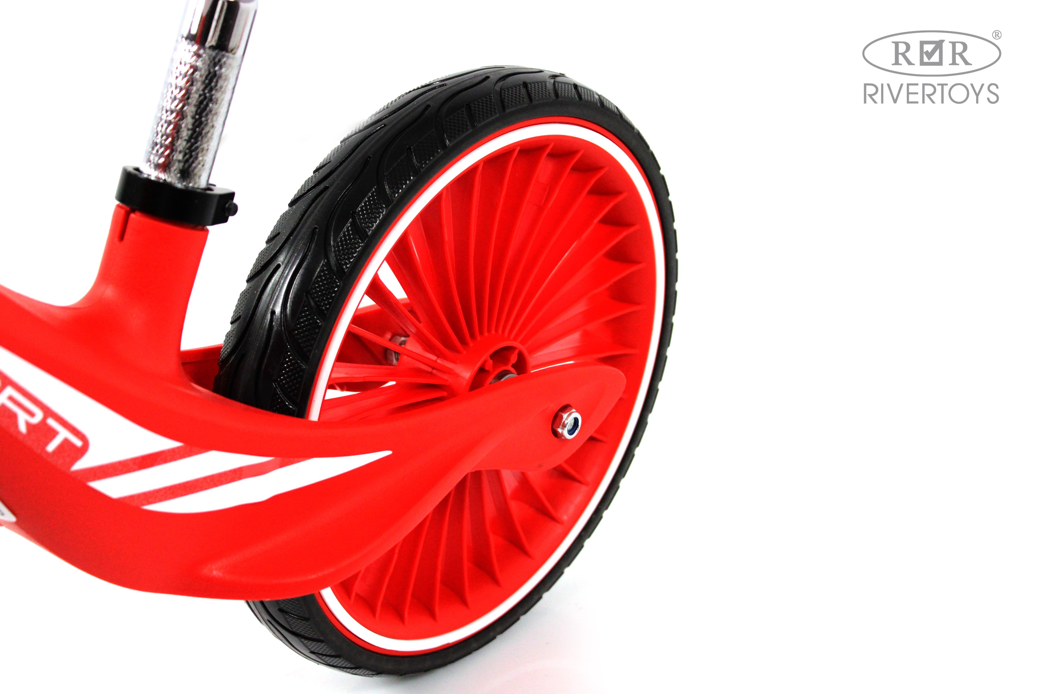 Двухколесный беговел RIVERTOYS 12 дюймов - фото 8