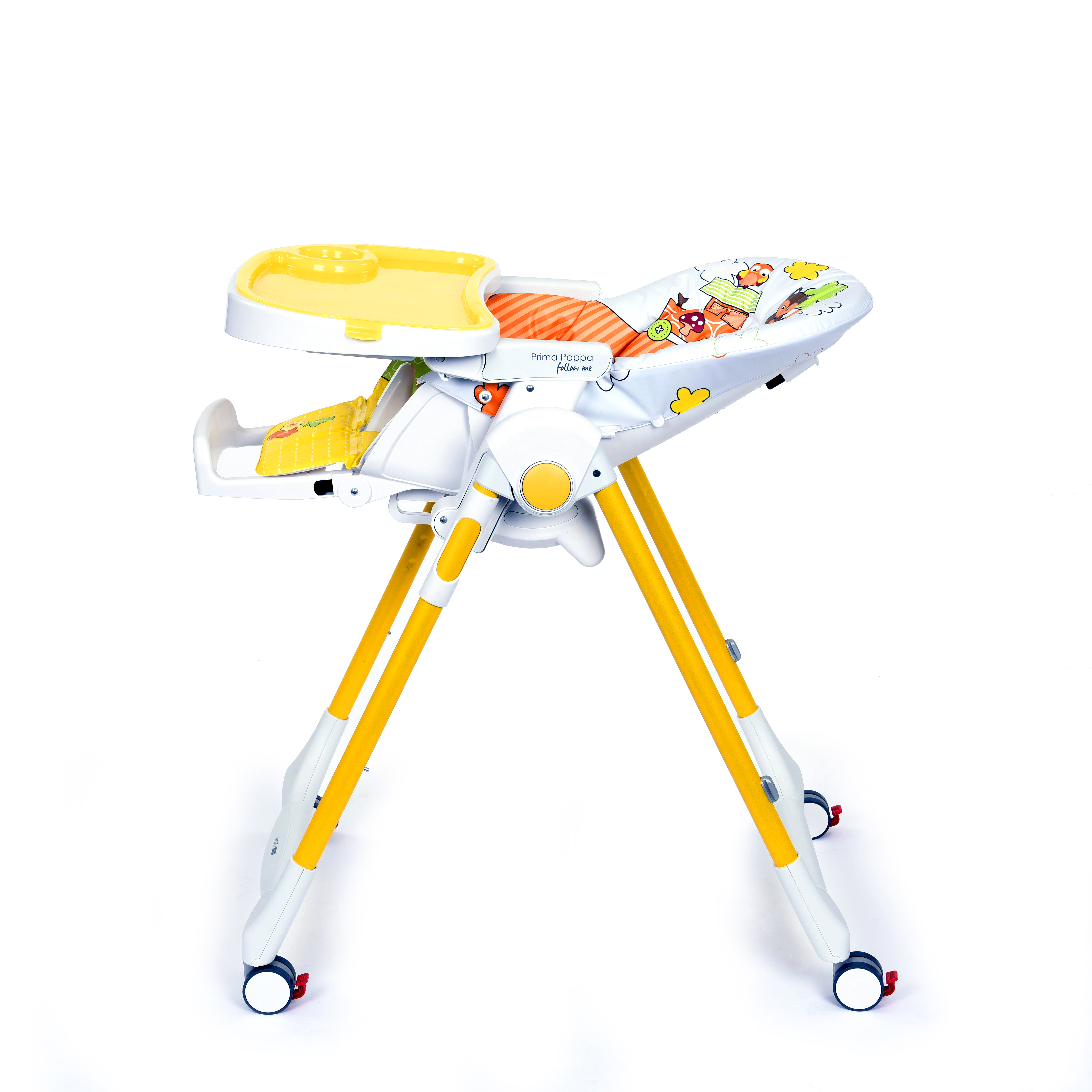 Стульчик для кормления Peg-Perego Prima Pappa Follow Me желтый - фото 13