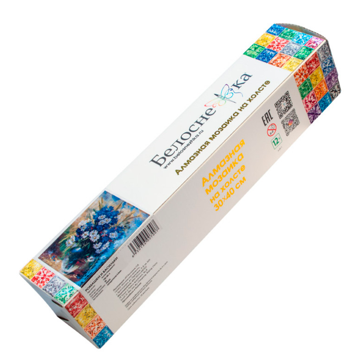 Алмазная мозаика Белоснежка Ромашки и васильки - фото 4