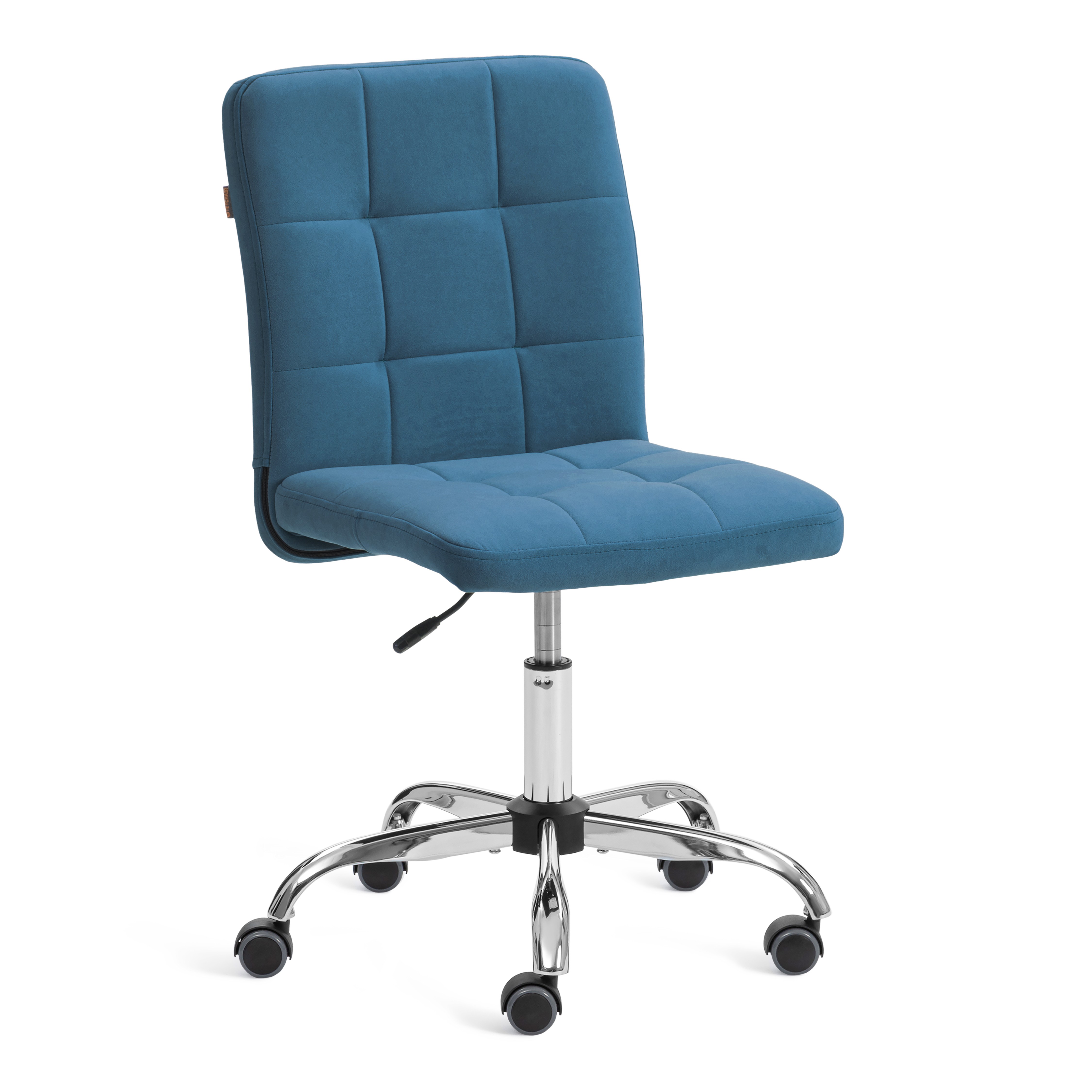 Компьютерное кресло TETCHAIR Фиеста велюр синий - фото 2