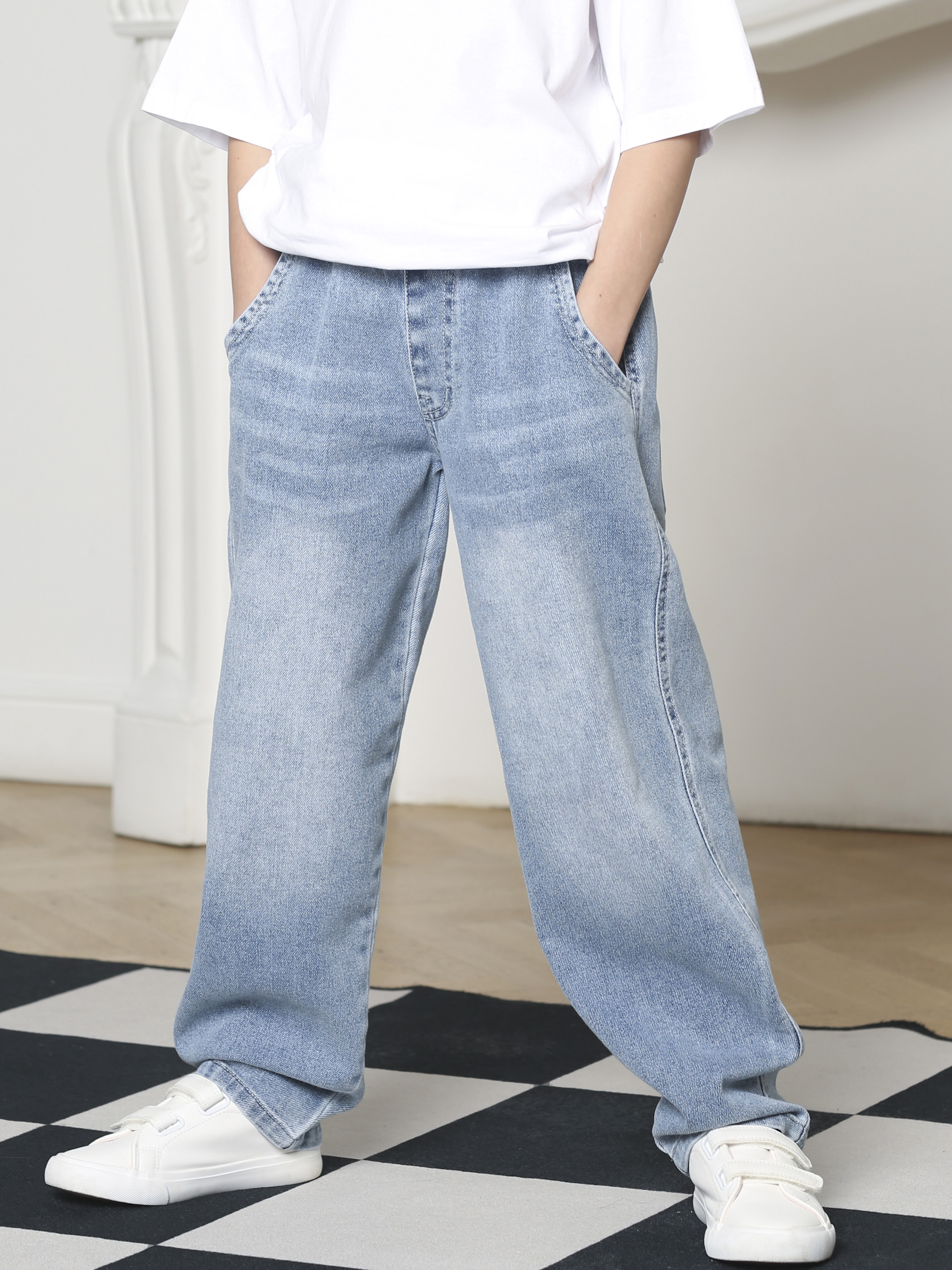 Джинсы-бананы СИНИЙ МИР R139A-IL - фото 1