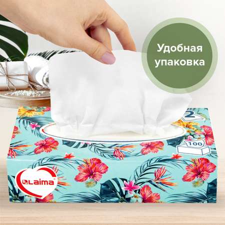 Бумажные салфетки Лайма 100 шт.