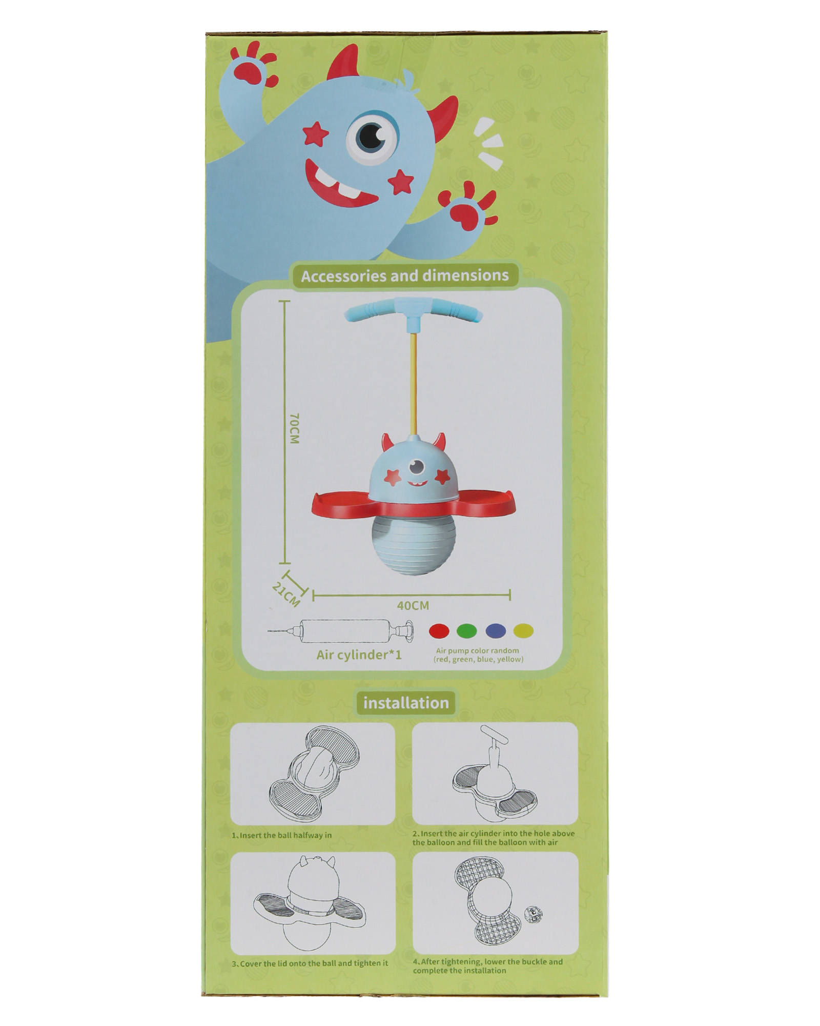 Фитбол Yofun Прыгающий монстрик - фото 9