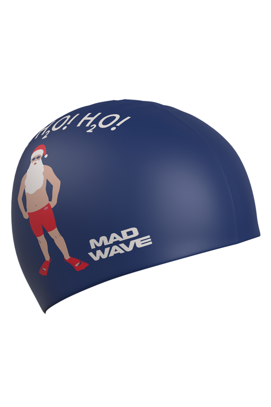Шапочка в бассейн Mad Wave Happy New Year - фото 1