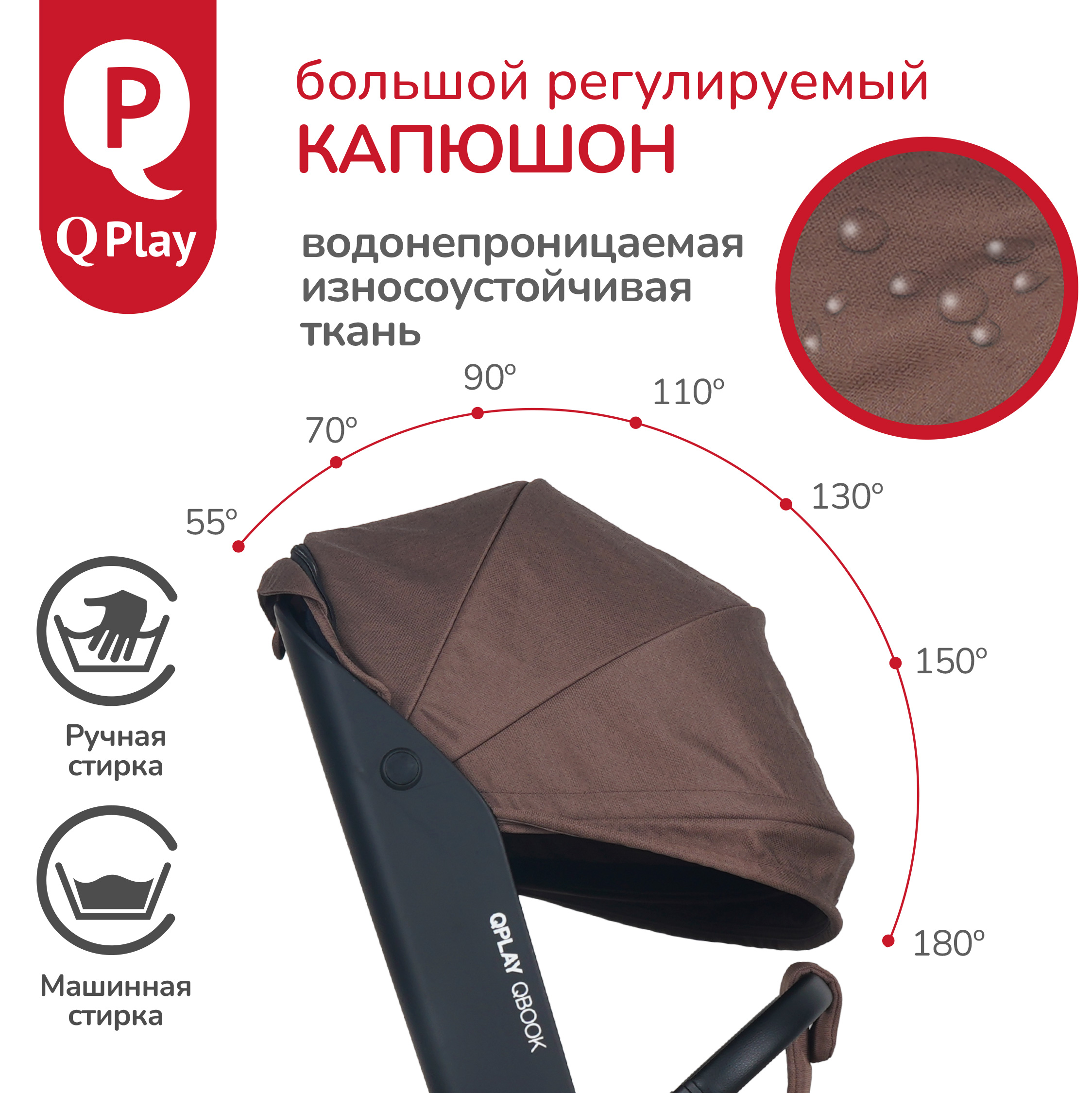 Коляска прогулочная QPLAY Qbook - фото 6