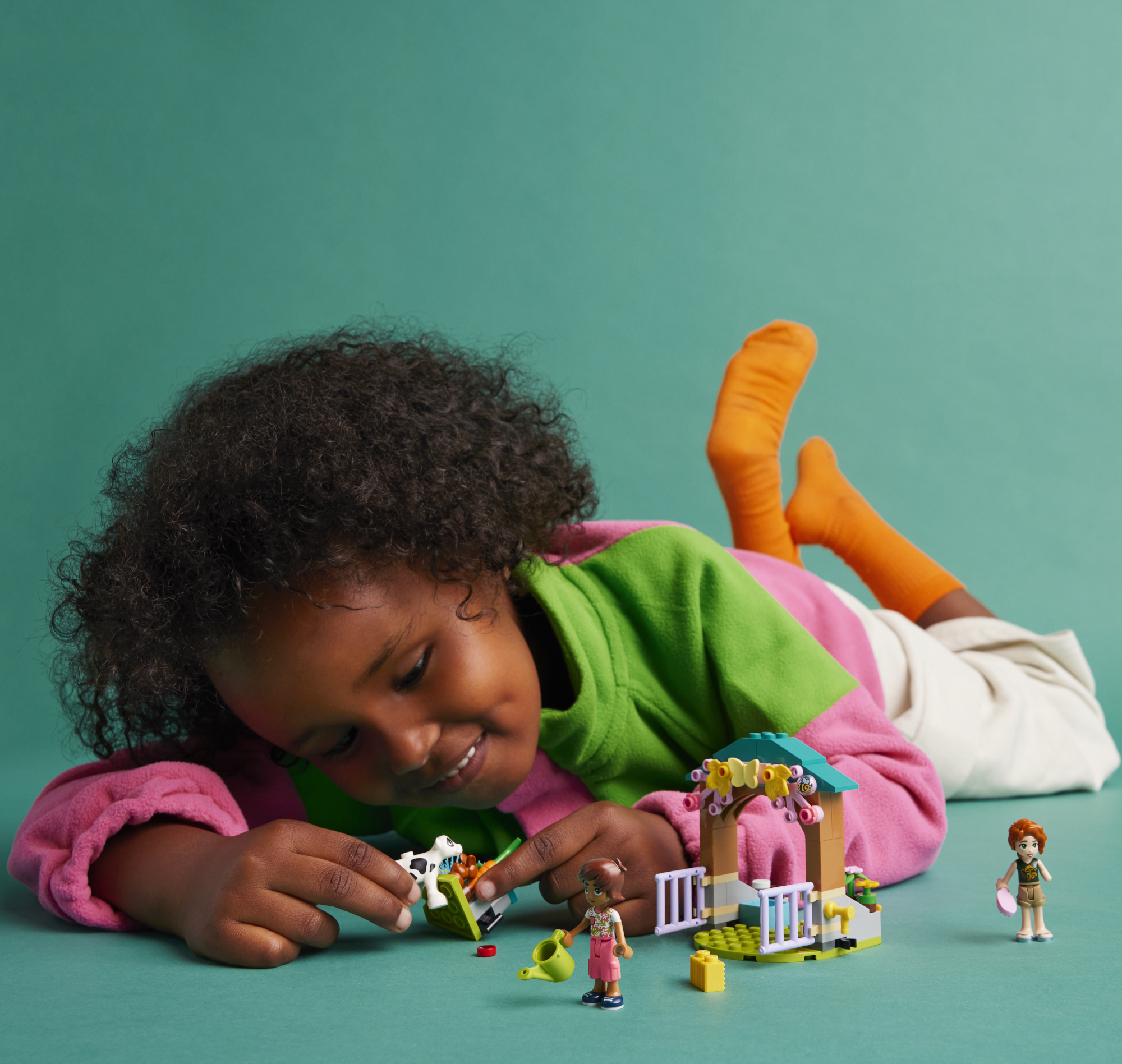 Конструктор LEGO Friends Осенний сарай для теленка блочный - фото 5