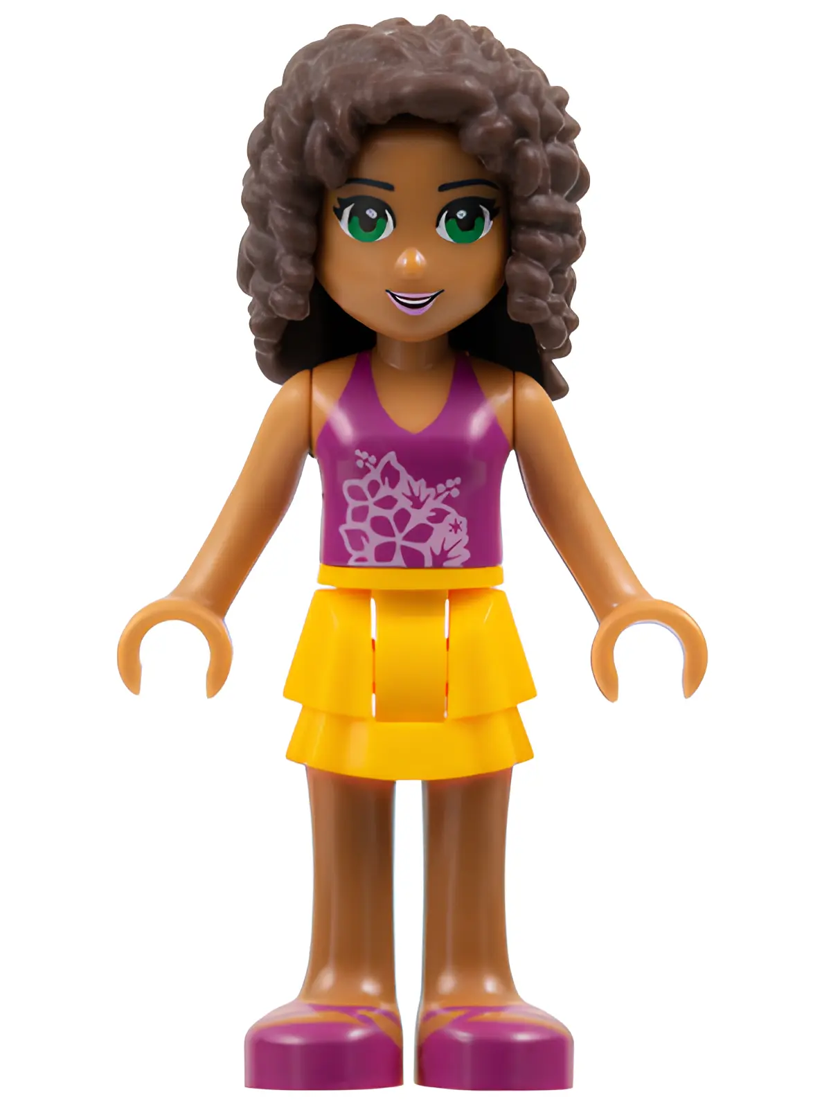 Изображение товара Фигурка LEGO Friends Андреа в яркой юбке и топе Изображение товара Фигурка LEGO Friends Андреа в яркой юбке и топе