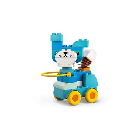 Конструктор LEGO DUPLO 3 в 1 животные на колесах 58 дет.