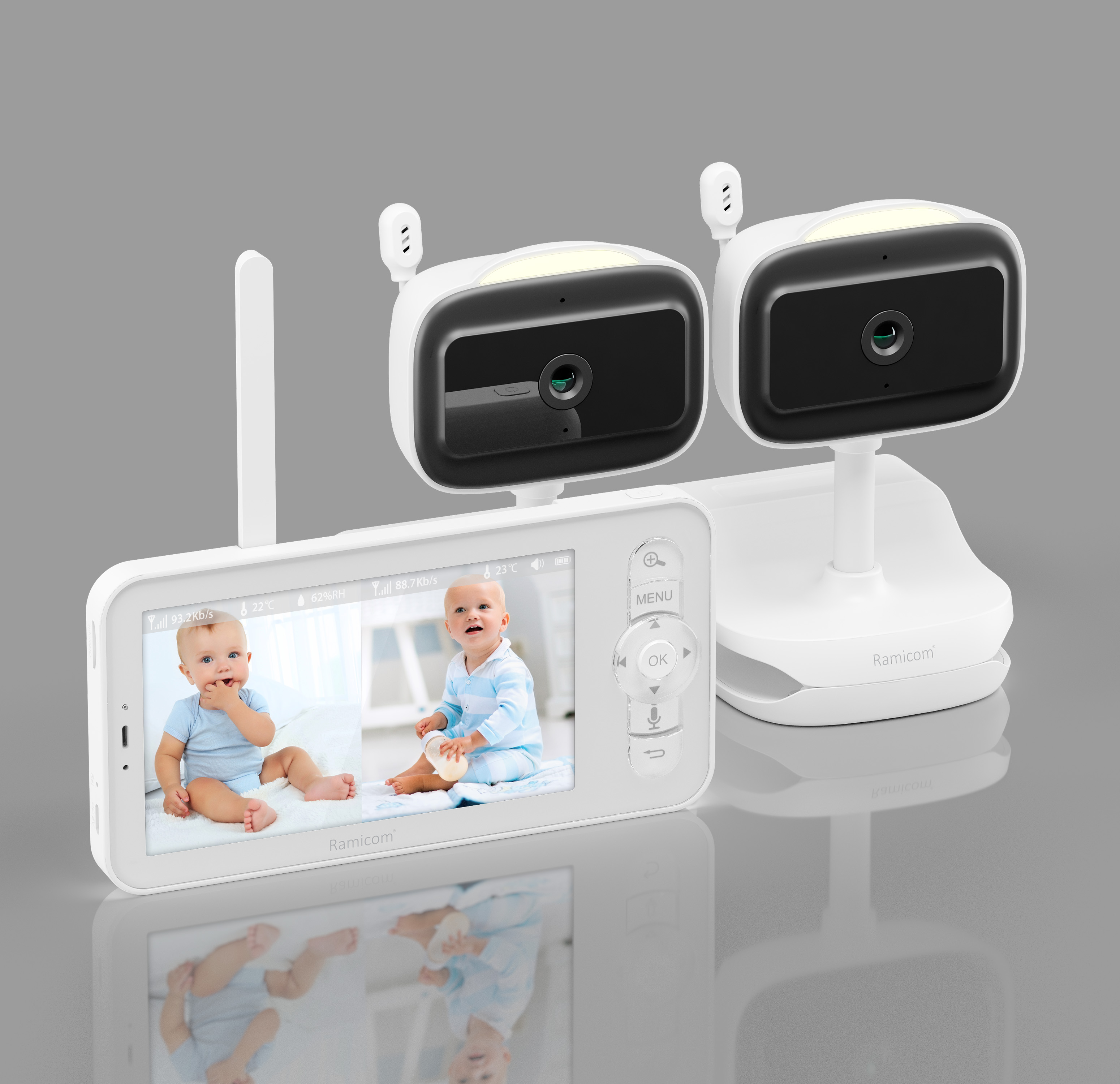 Видеоняня Ramicom VRC400X2 с двумя камерами - фото 11