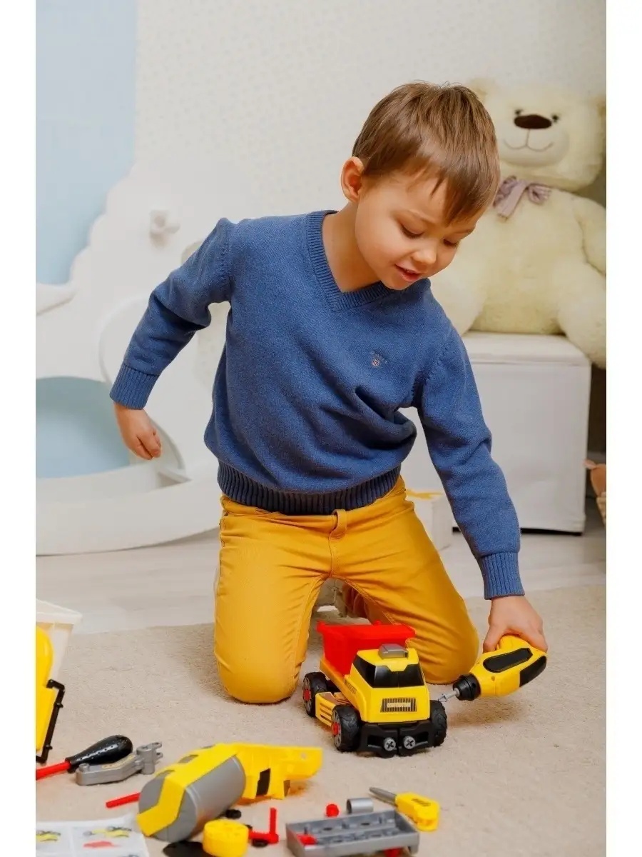 Конструктор TrendToys Строительные машинки 68 дет. - фото 17